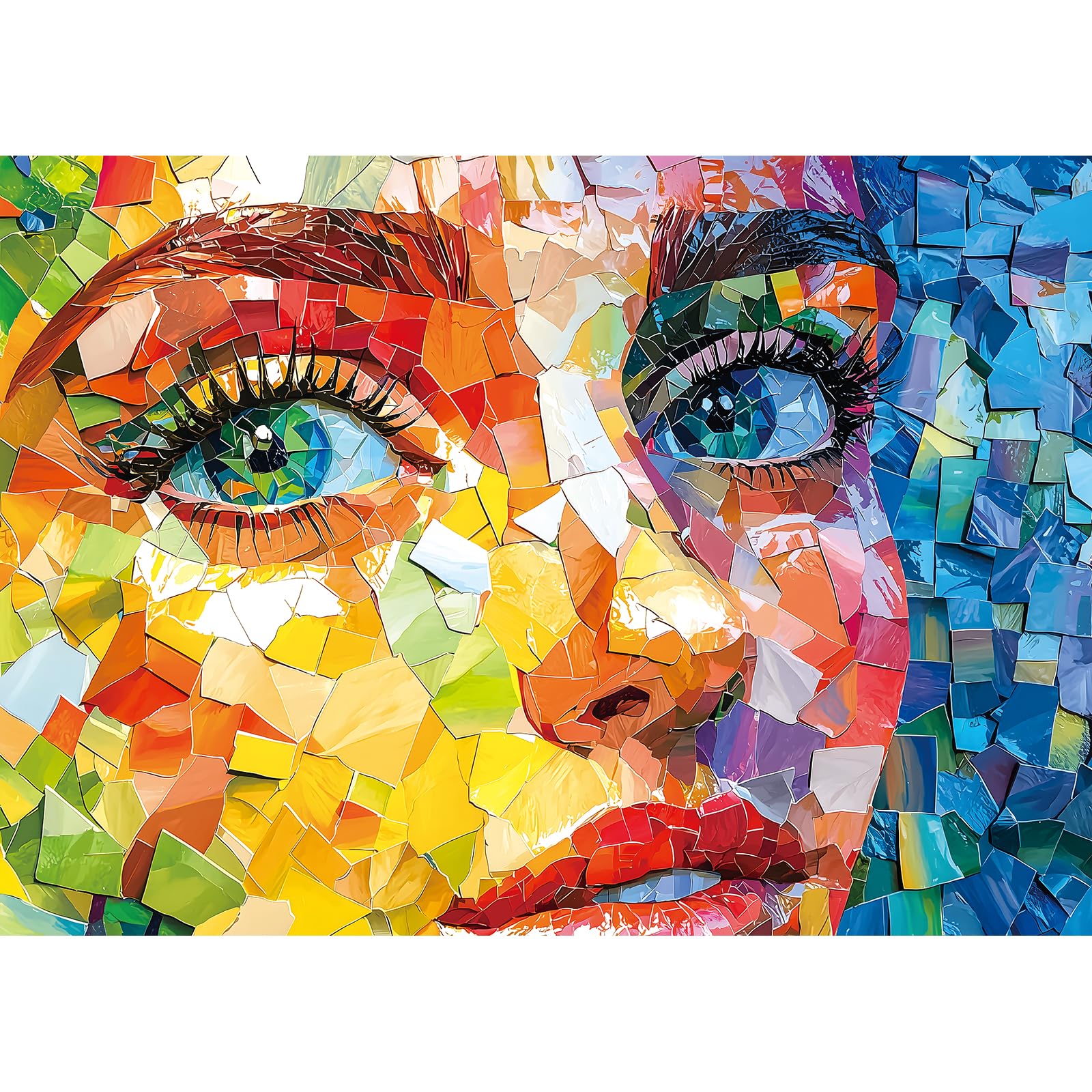Amazon.com: PuzzOne Puzzles for Adults 1000 Pieces, Stained Glass